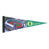 Classic Oregon O, Hayward Field, Neil, 9"x24", Pennant